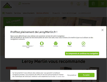 Tablet Screenshot of leroymerlin.re
